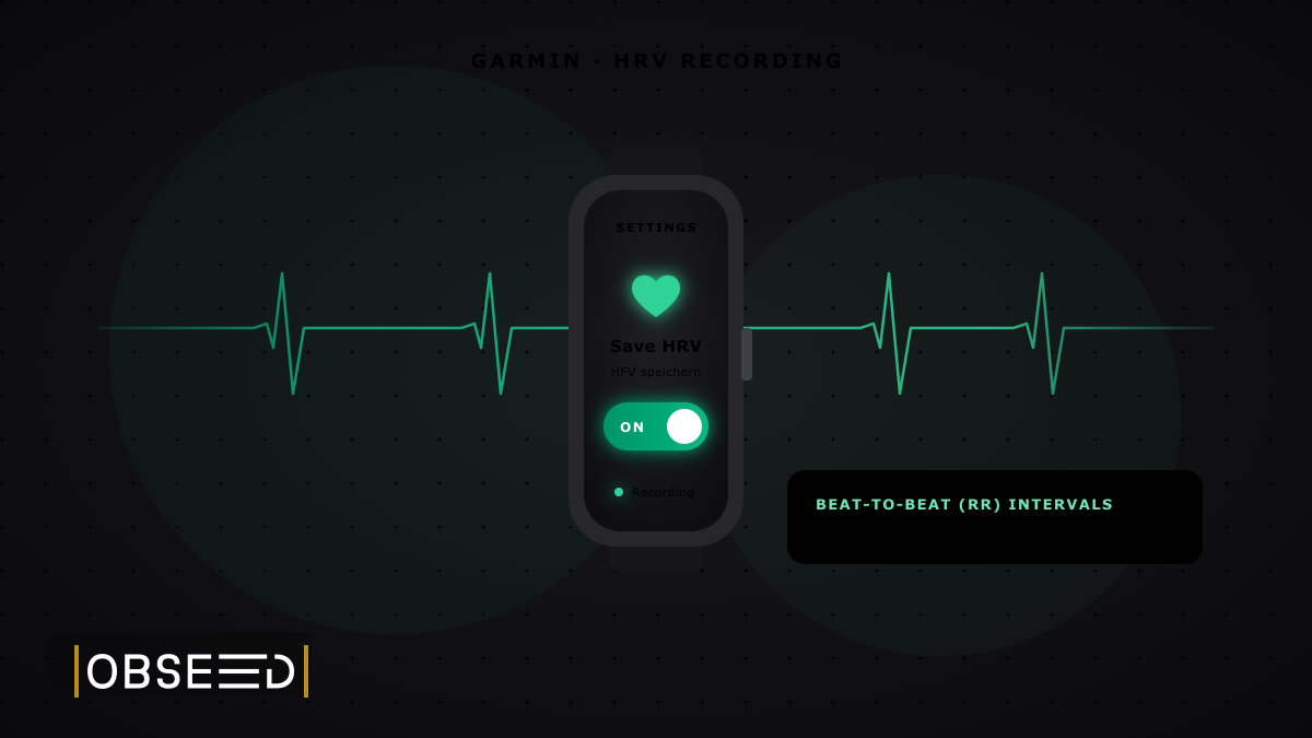 Garmin & HRV: Aufzeichnung aktivieren — und nach jedem Update neu prüfen