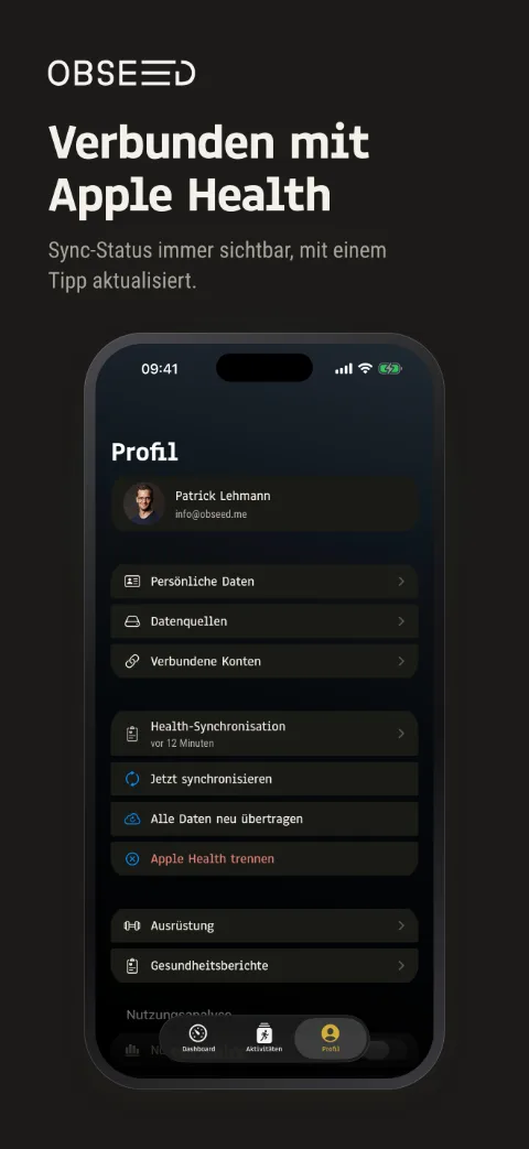 Profil & Health Sync – iPhone 6,9″